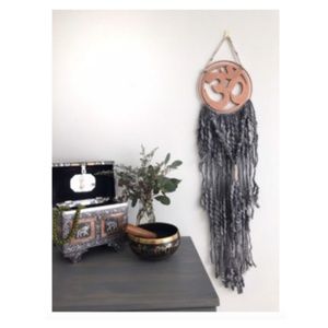Macrame Wall Hanging Om / Spiritual / Boho Decor